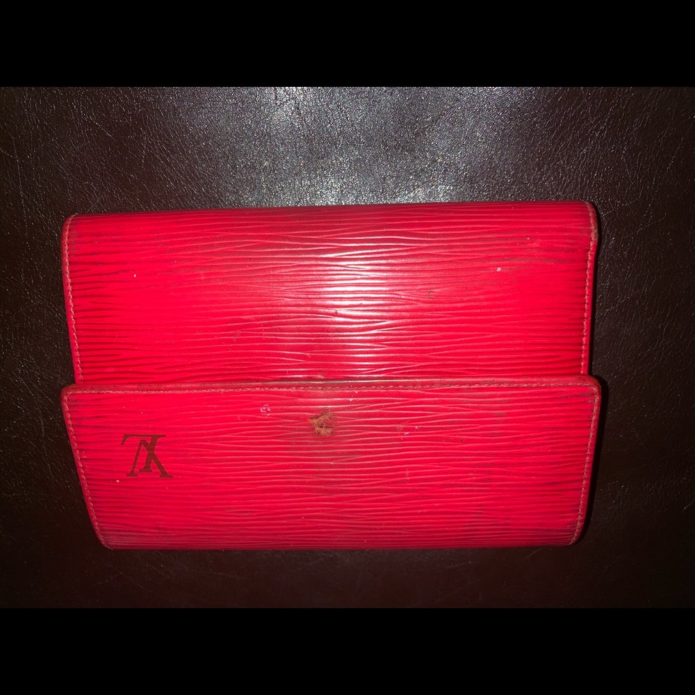 Louis Vuitton Epi Red wallet